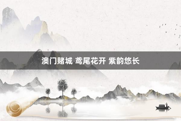 澳门赌城 鸢尾花开 紫韵悠长